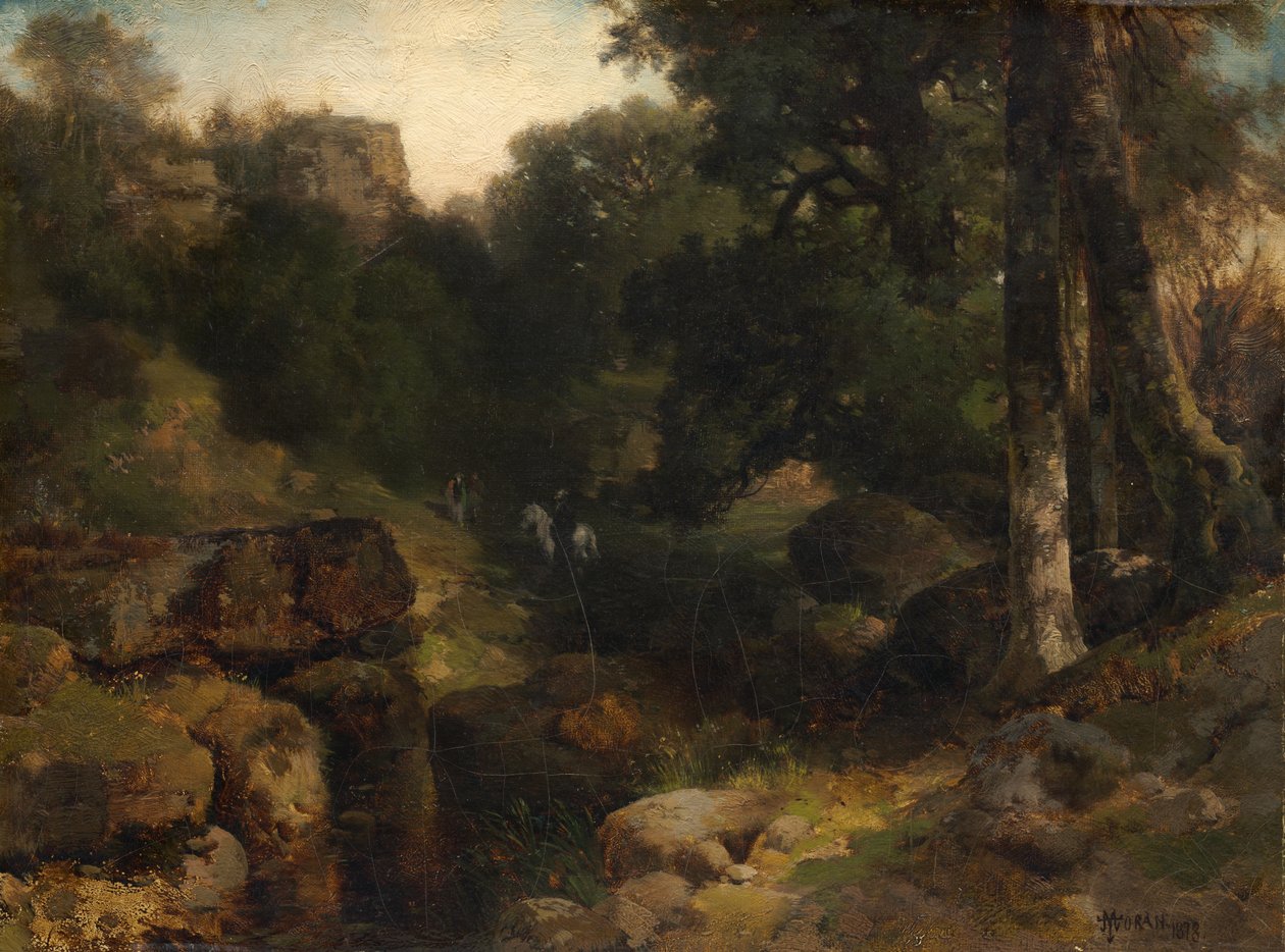 Het dal door Thomas Moran