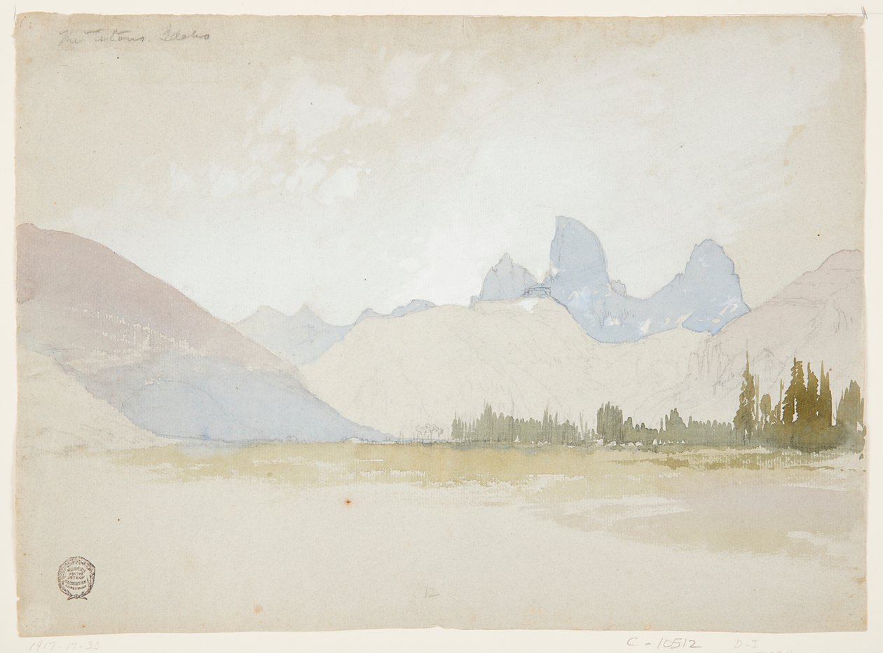 De Tetons, Idaho door Thomas Moran