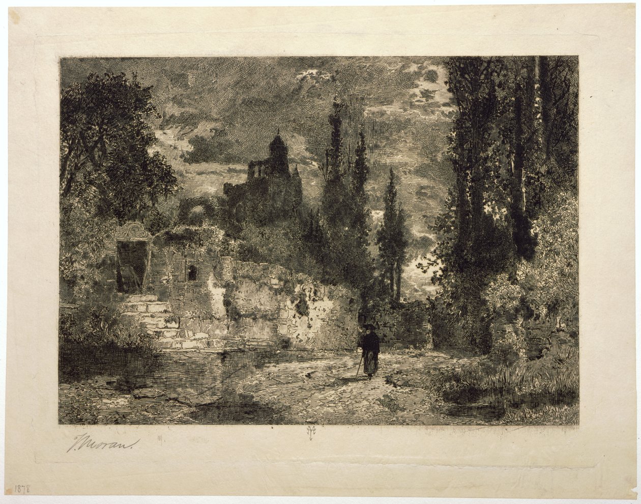 Schemering door Thomas Moran