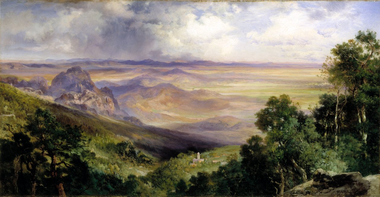 Vallei van Cuernavaca, 1903 door Thomas Moran