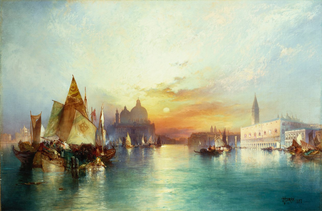 Venetië door Thomas Moran