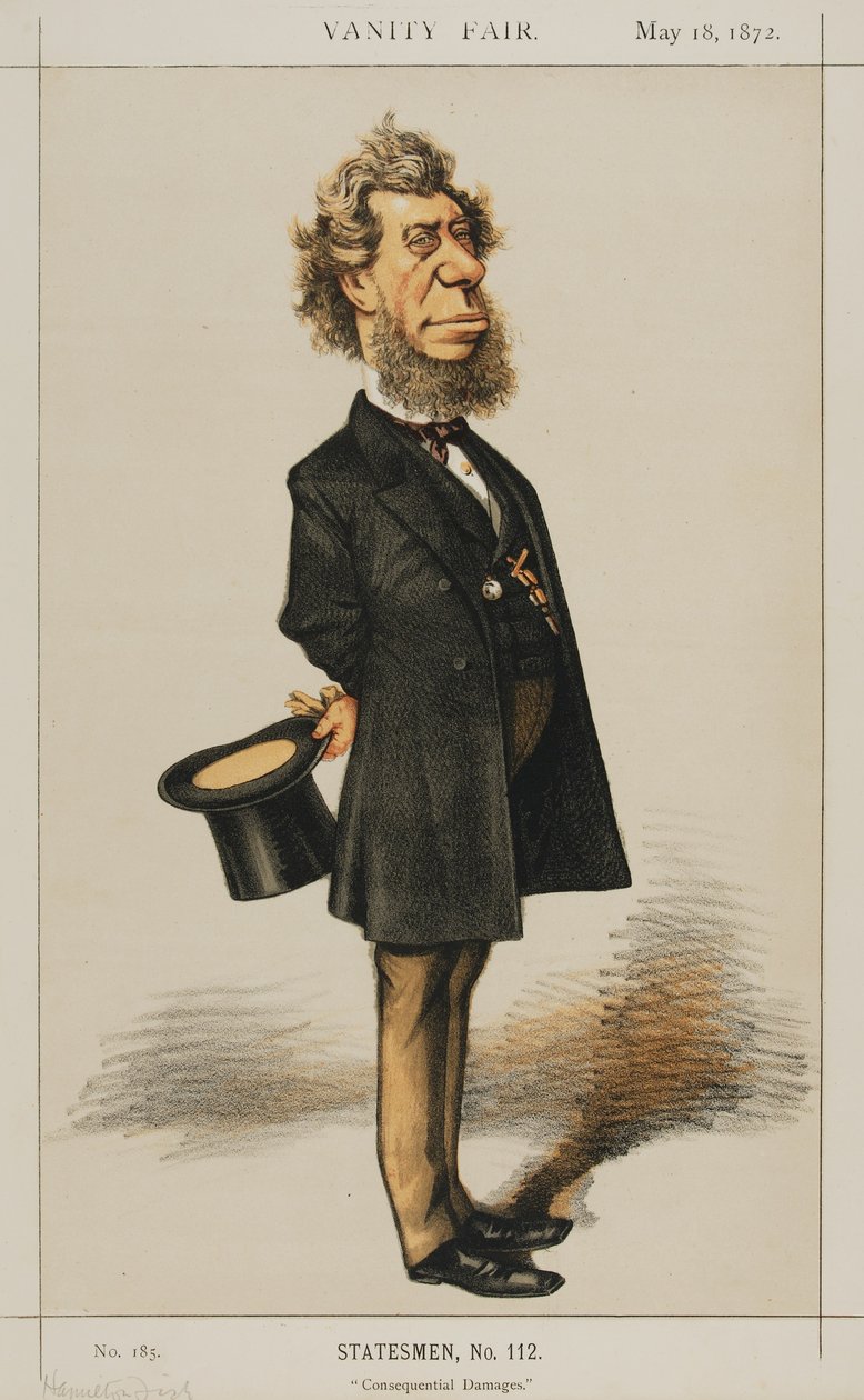 Hamilton Fish, Vanity Fair, 1872-05-18 door Thomas Nast