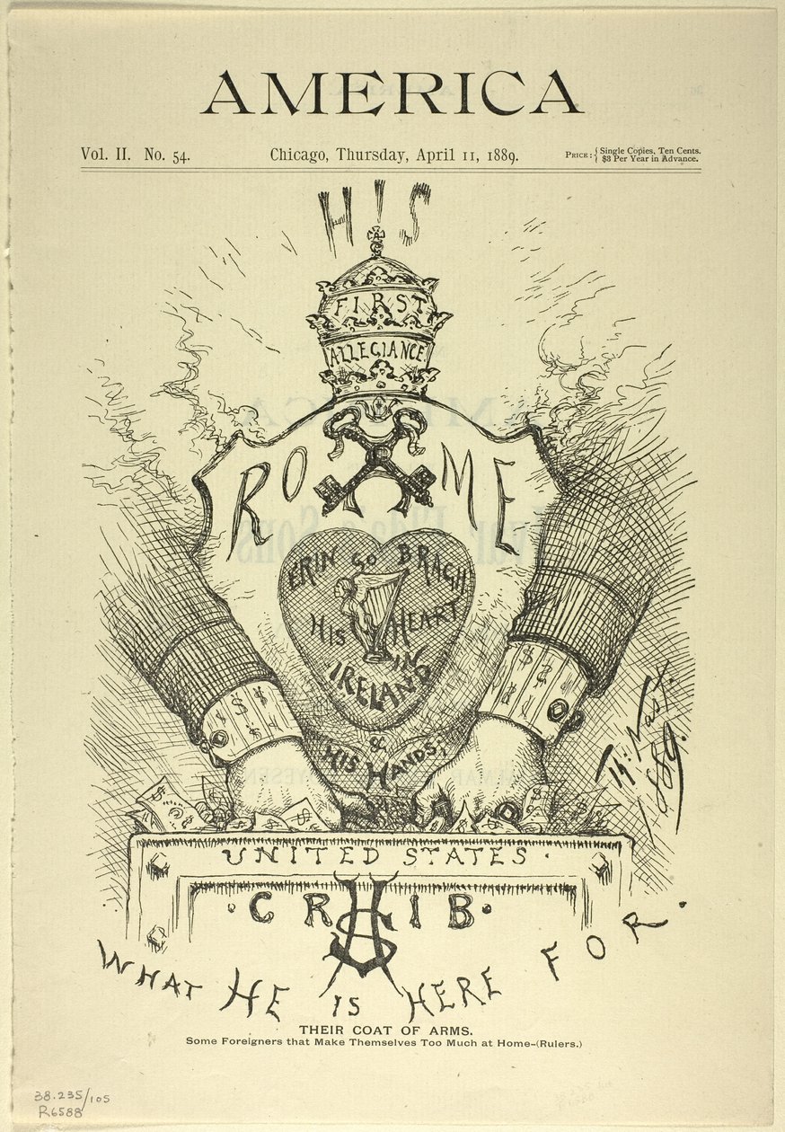 Hun Wapen door Thomas Nast