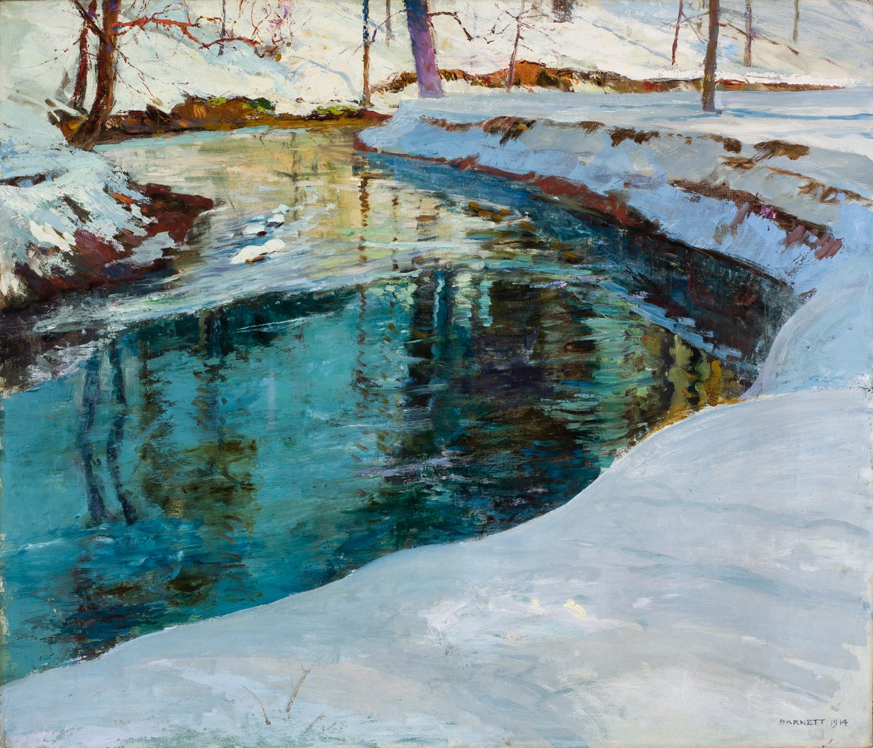Einde van een winterdag door Thomas P. Barnett