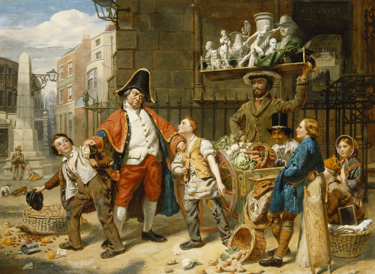 Het Onderbroken Gevecht, 1858 door Thomas P. Hall