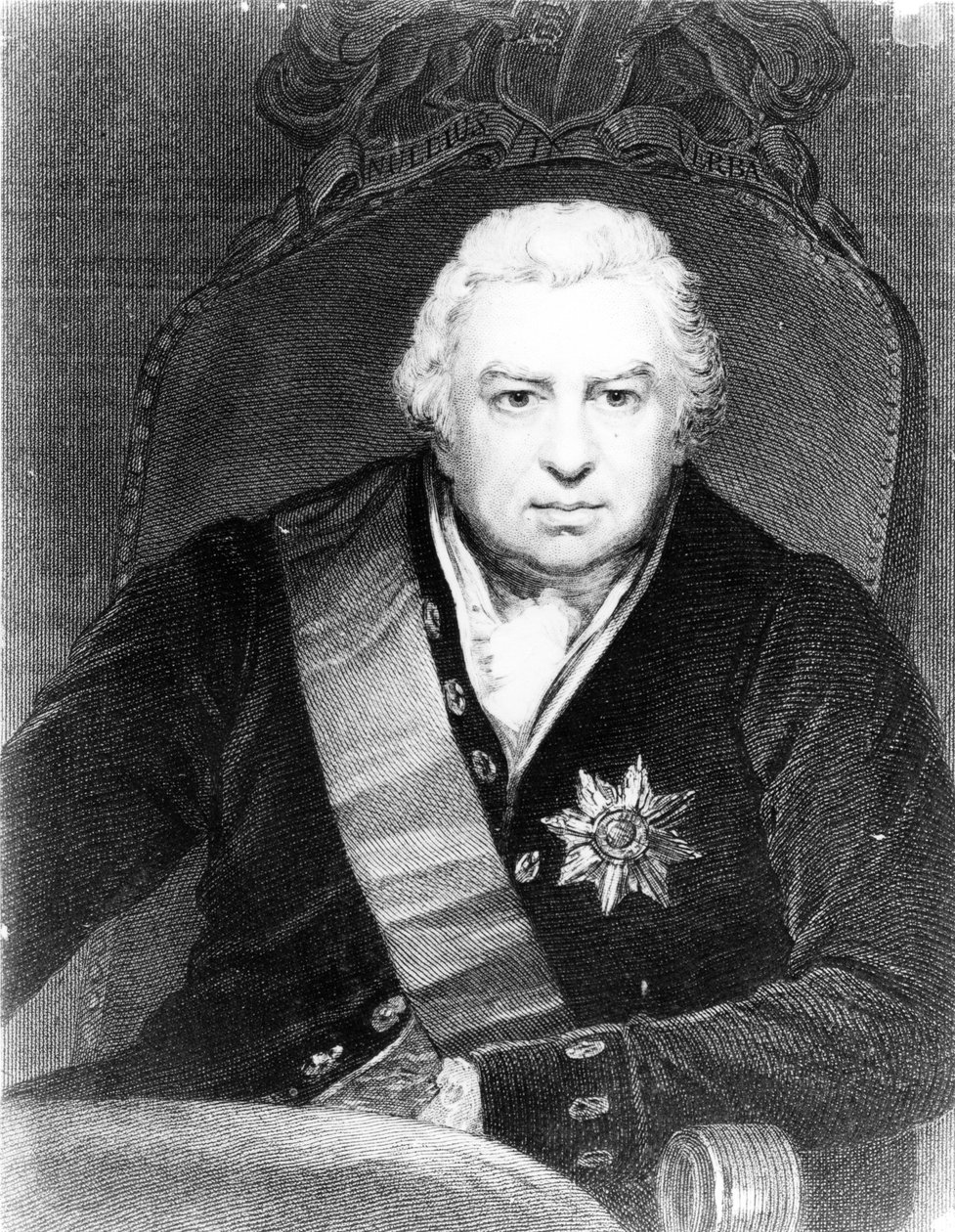 Sir Joseph Banks, c.1830s door Thomas Phillips