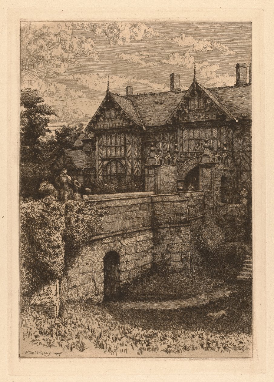 Speke Hall door Thomas Riley