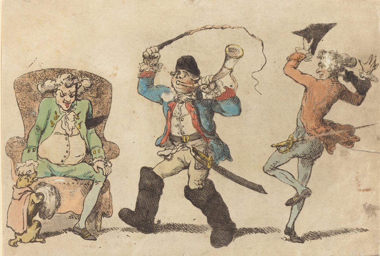 Een Fransman in november, 1788 door Thomas Rowlandson