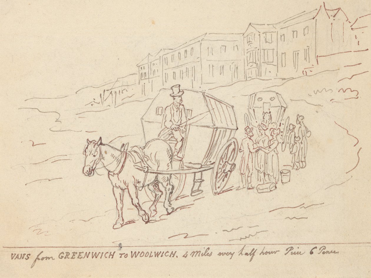 Albumtekening door Thomas Rowlandson