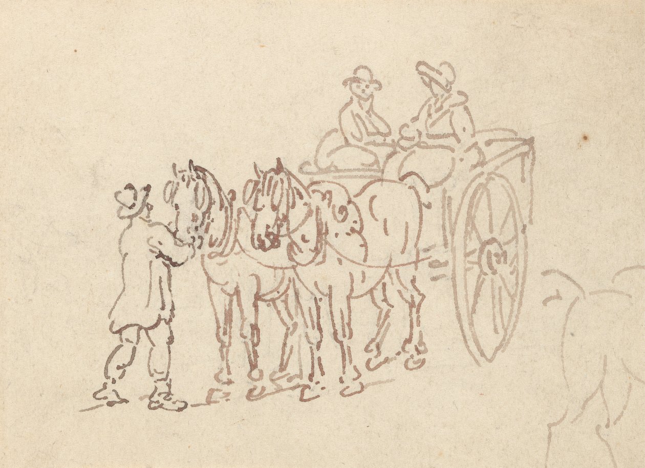 Albumtekening door Thomas Rowlandson