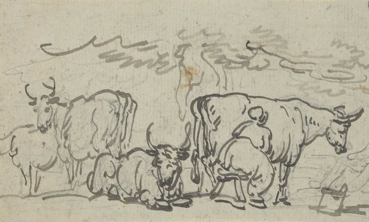 Albumtekening door Thomas Rowlandson