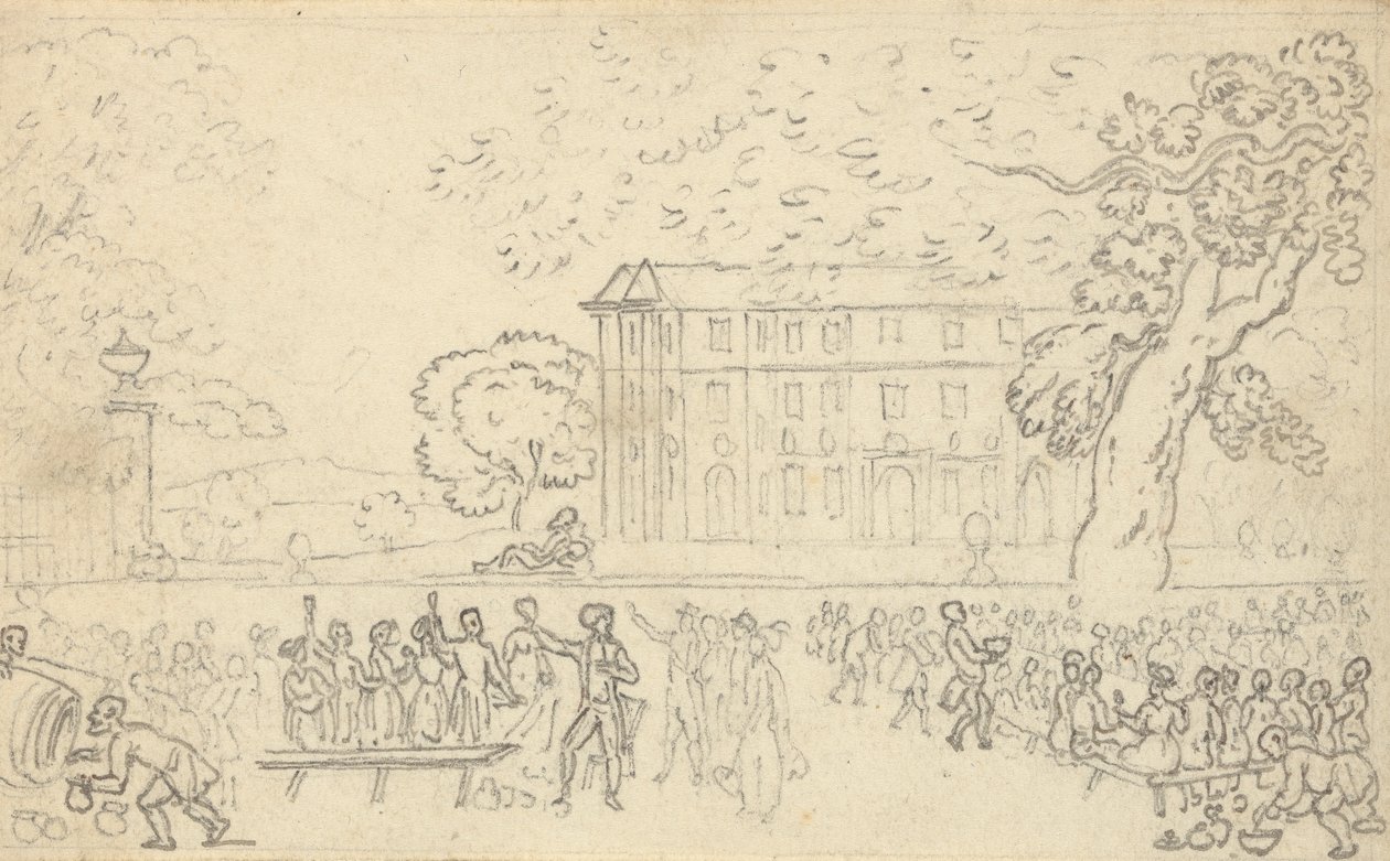 Albumtekening door Thomas Rowlandson