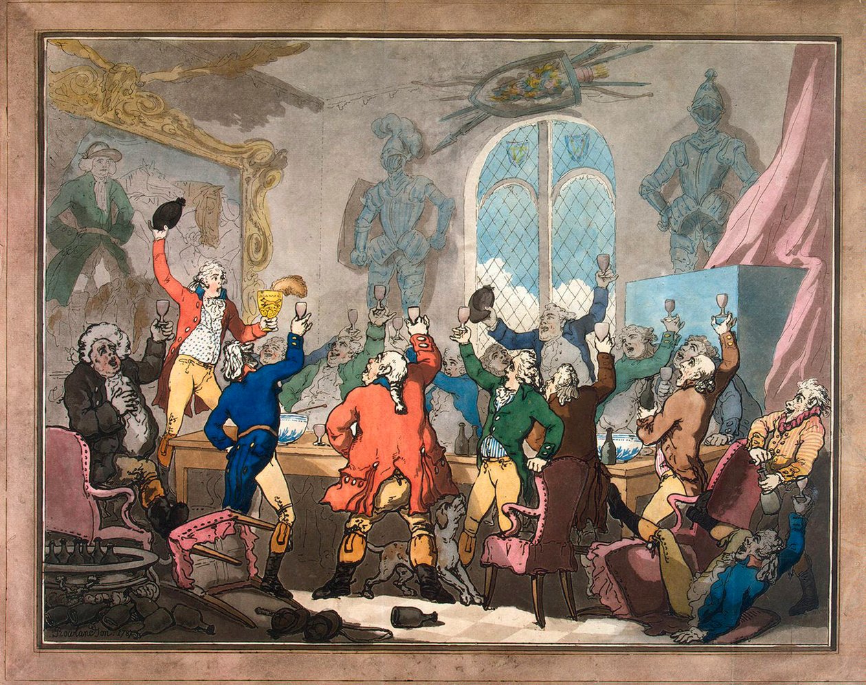 Diner door Thomas Rowlandson