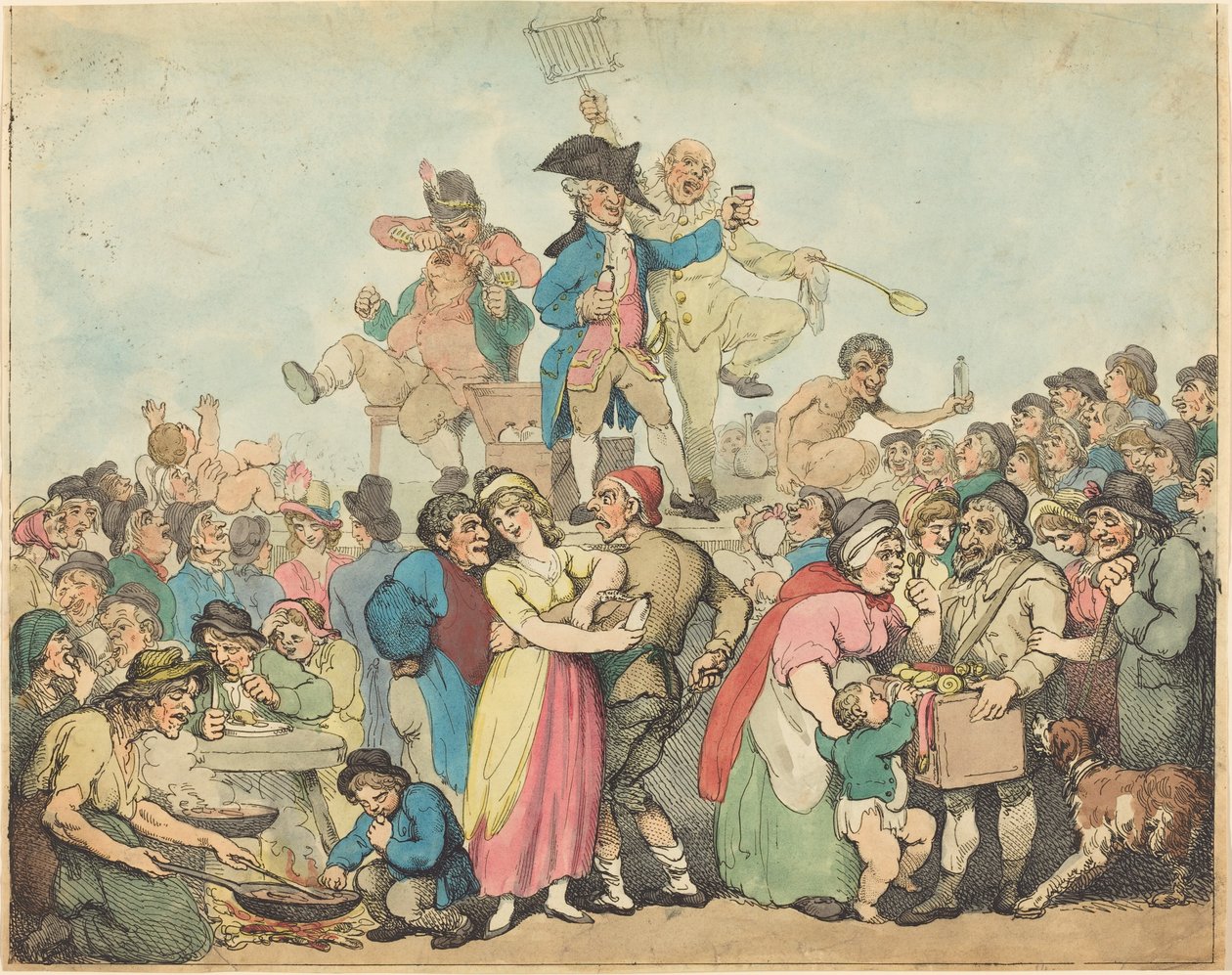 Dr. Botherum, de kwakzalver door Thomas Rowlandson