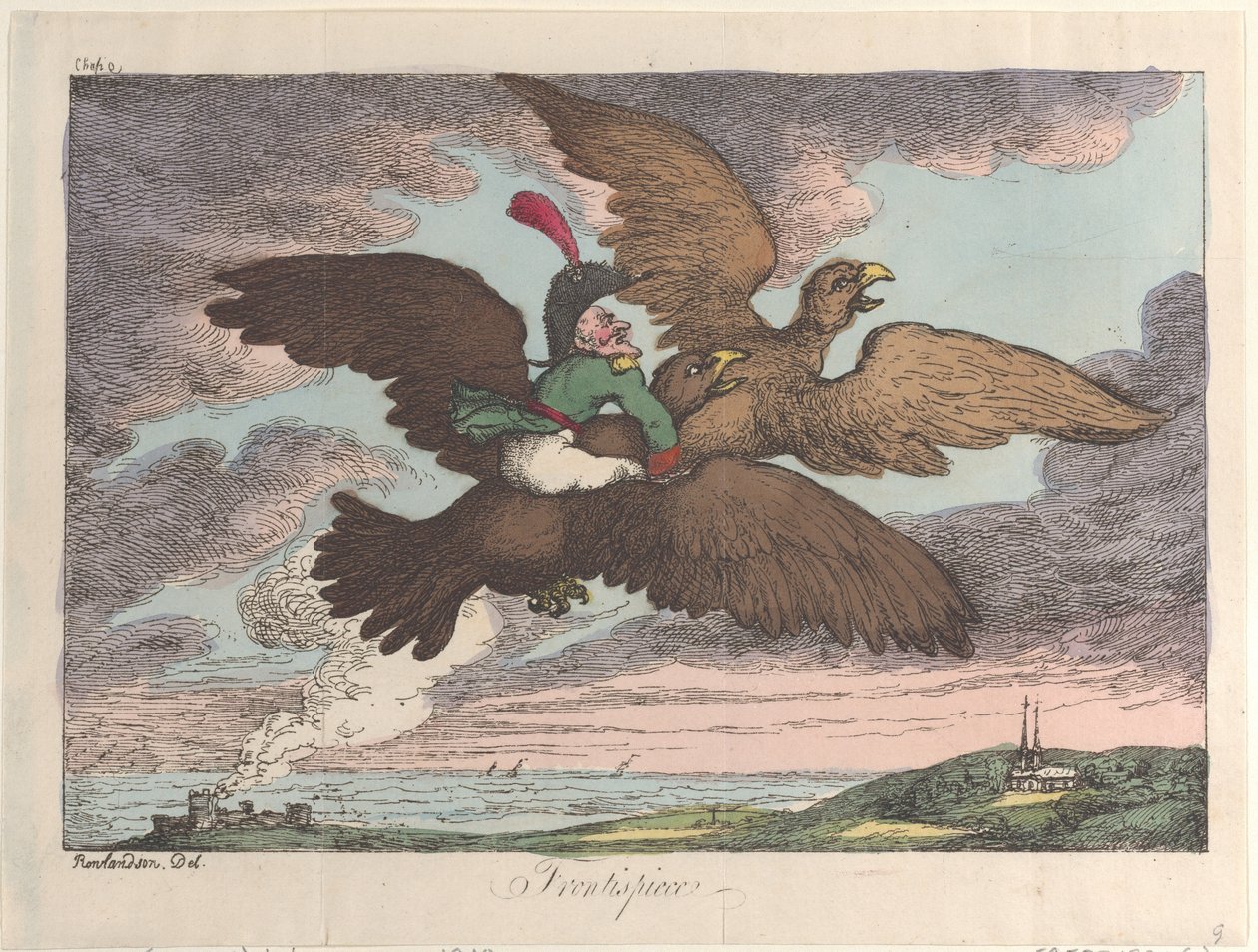 Frontispice door Thomas Rowlandson