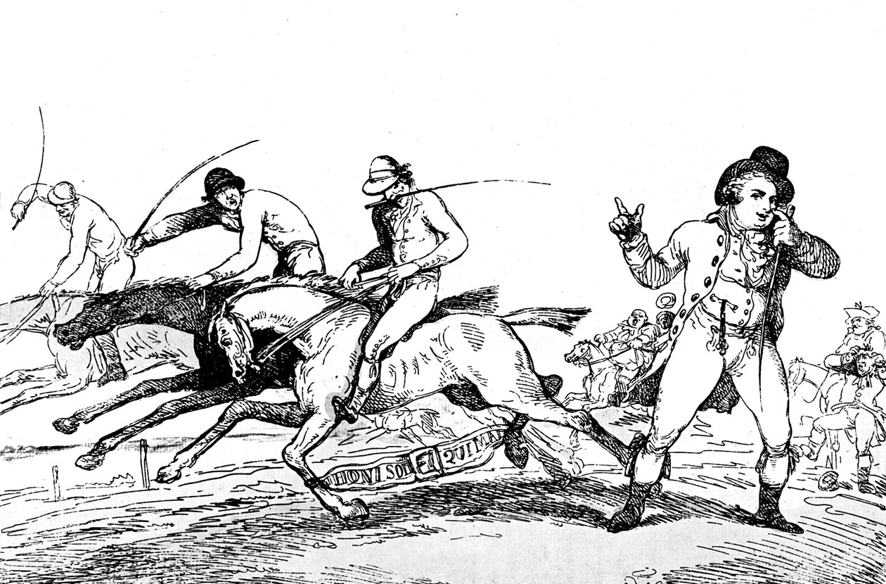 Hoe te ontsnappen aan winnen, 1791 door Thomas Rowlandson
