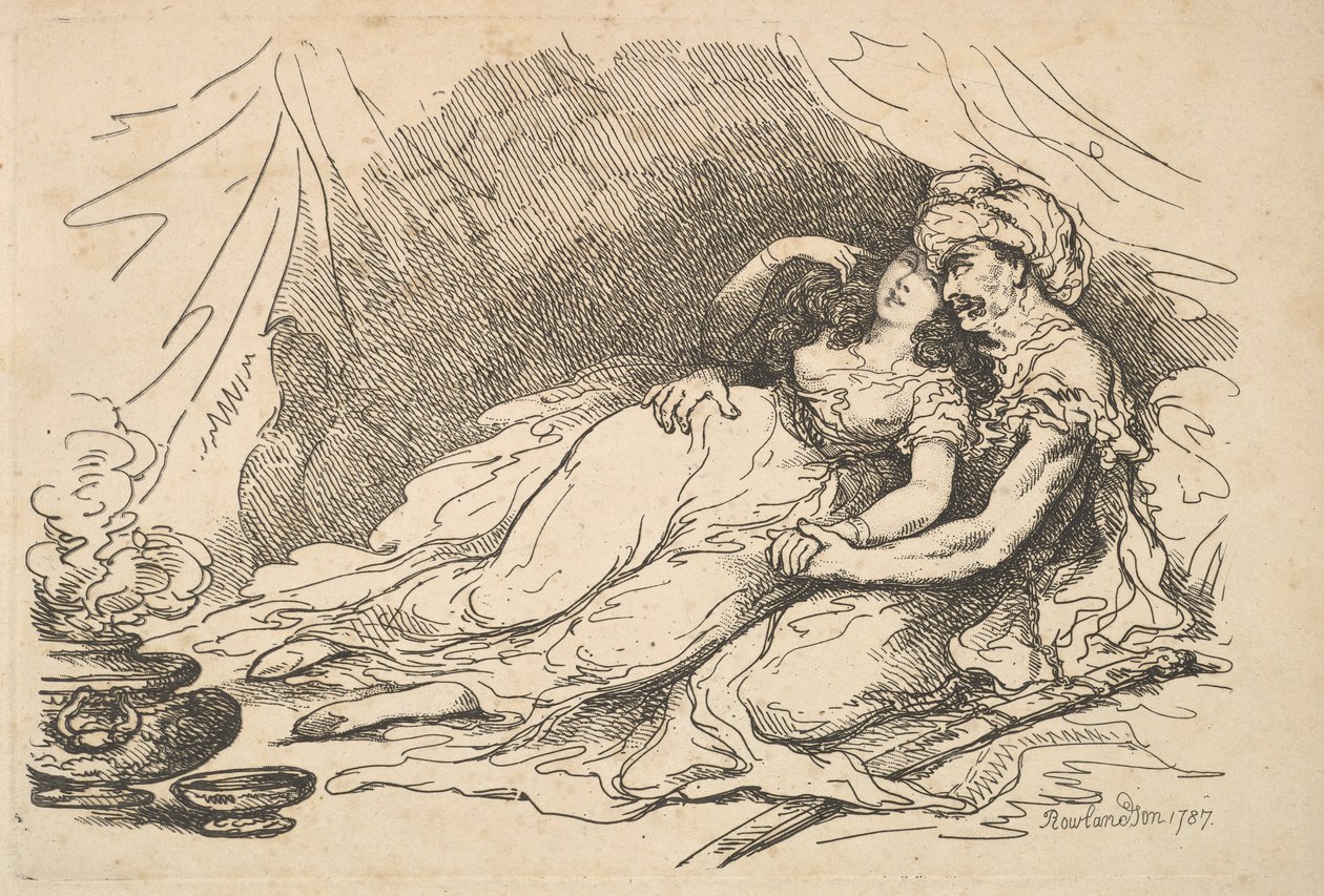 Liefde in het Oosten door Thomas Rowlandson