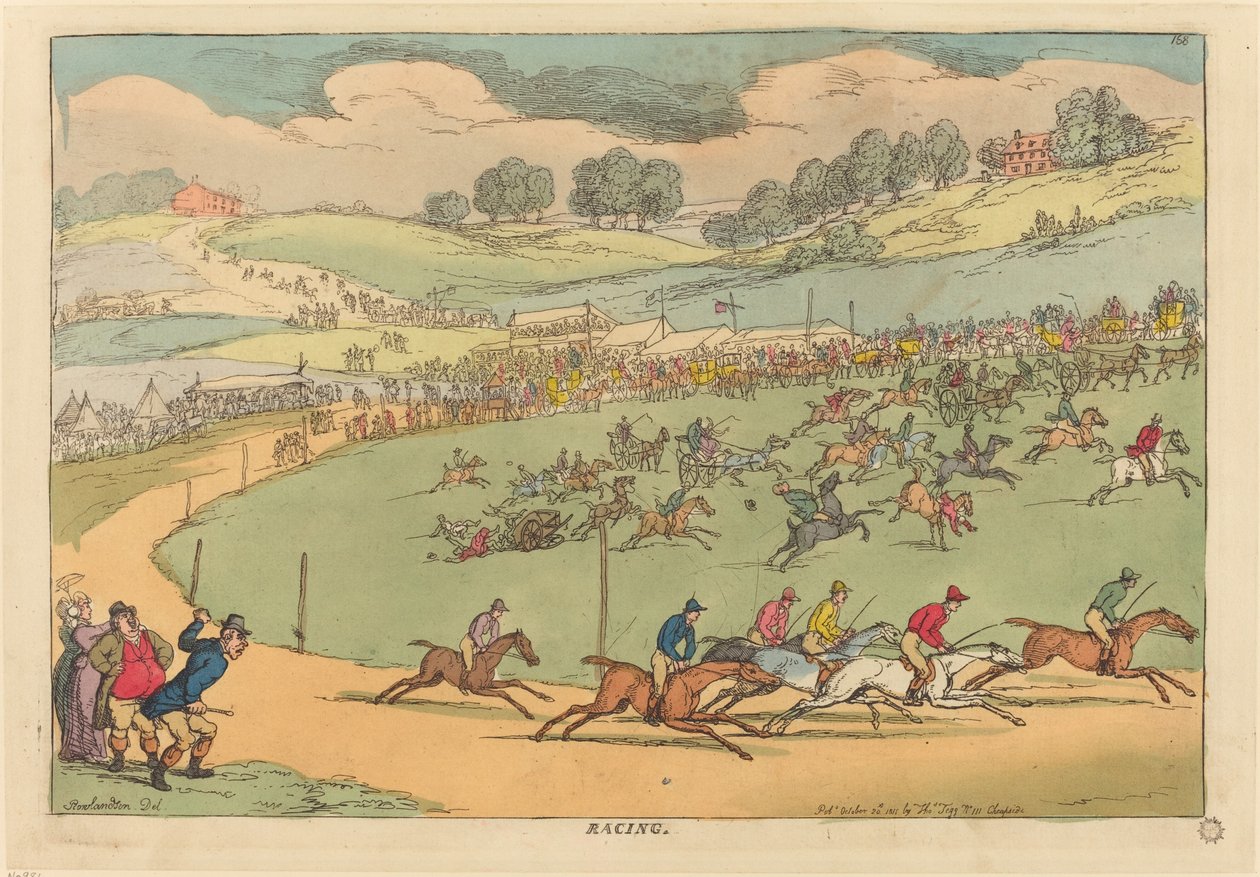Racen door Thomas Rowlandson