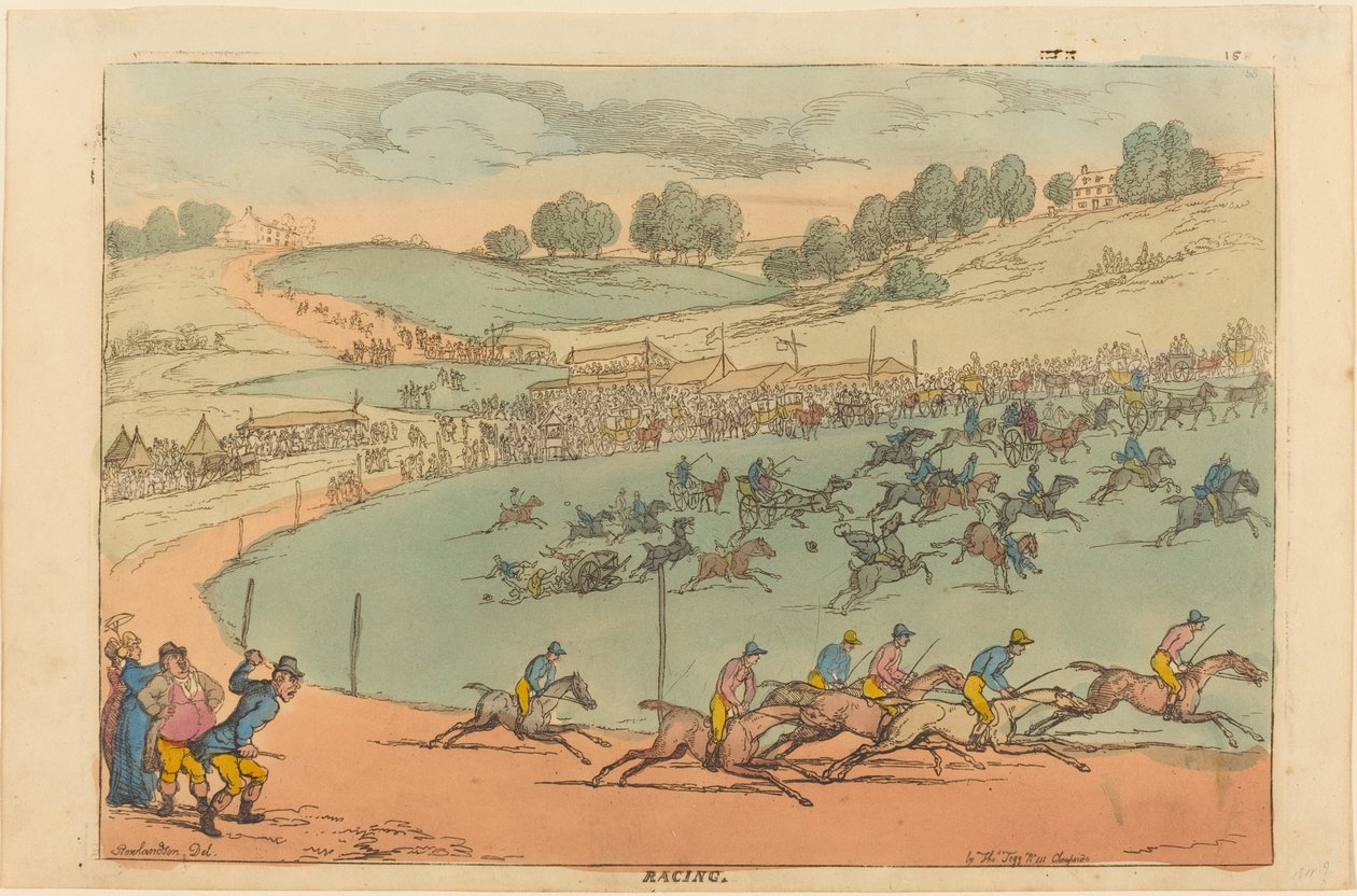 Racen door Thomas Rowlandson