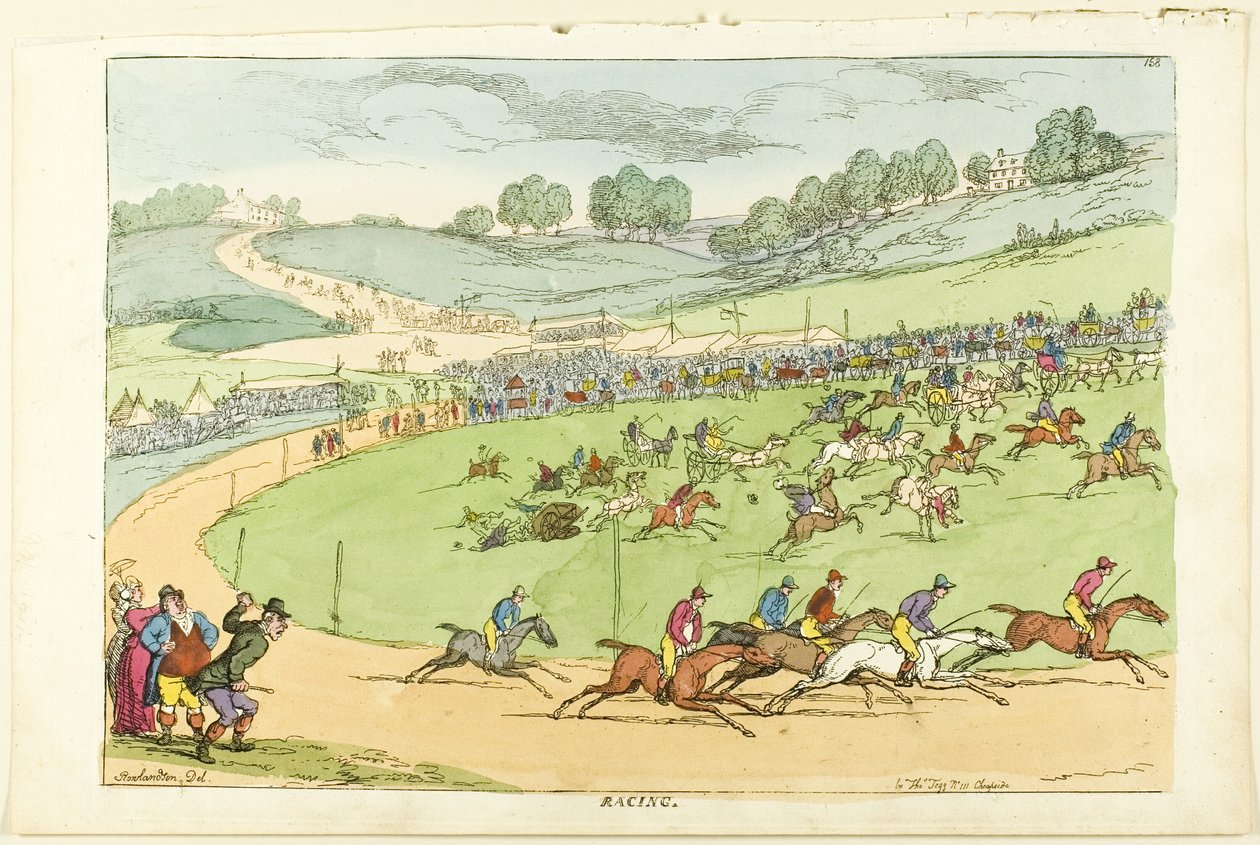 Racen door Thomas Rowlandson
