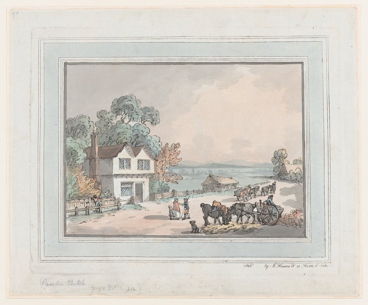 Rustieke Schets door Thomas Rowlandson