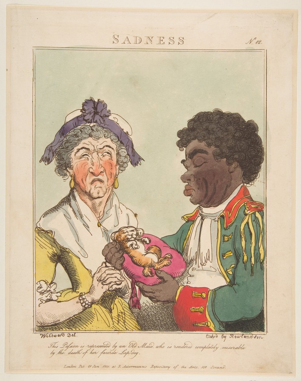 Verdriet door Thomas Rowlandson