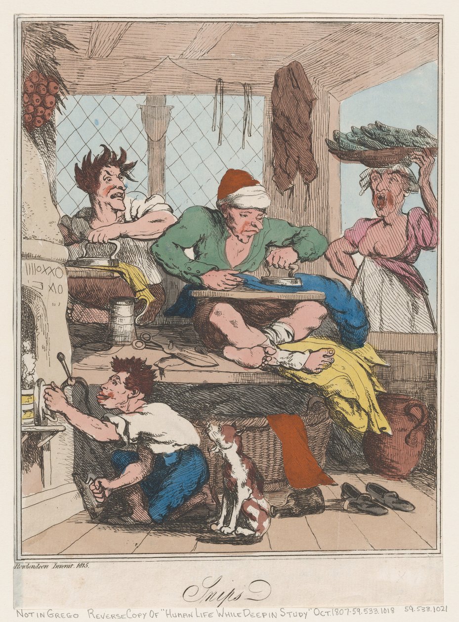 Snips door Thomas Rowlandson