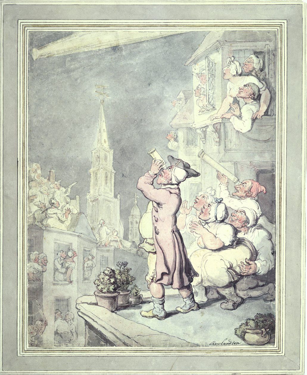 De Komeet, 1811 door Thomas Rowlandson