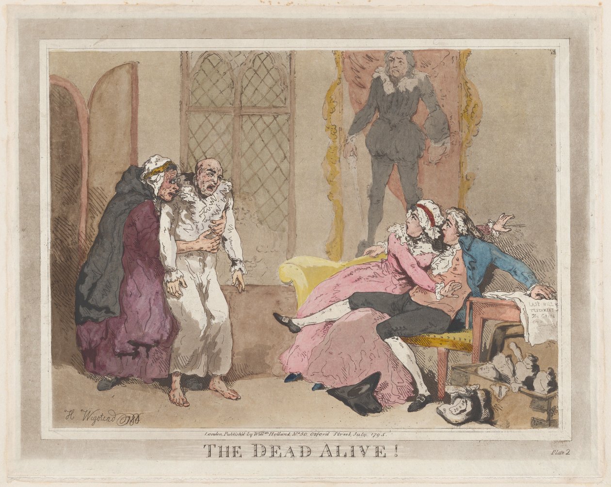 De doden levend!, juli 1795 door Thomas Rowlandson
