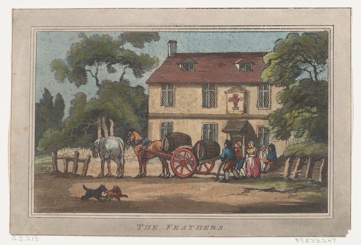 De veren door Thomas Rowlandson