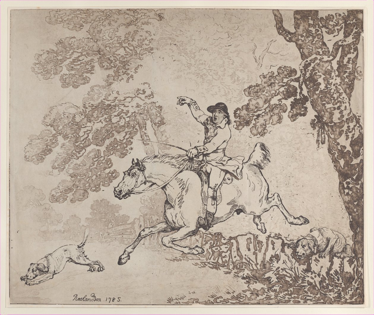 De Jager, 1785 door Thomas Rowlandson