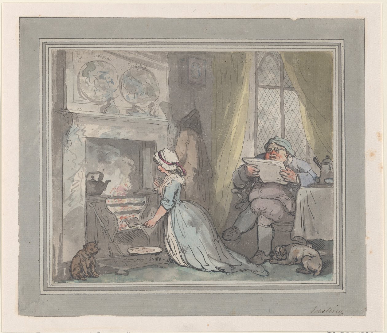 Toosten door Thomas Rowlandson