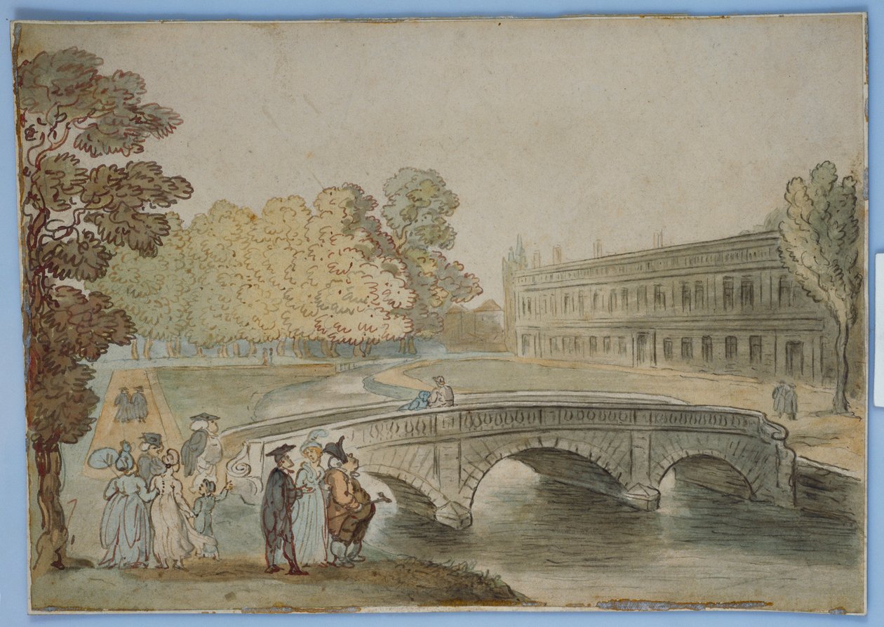 Trinity Library, Cambridge door Thomas Rowlandson