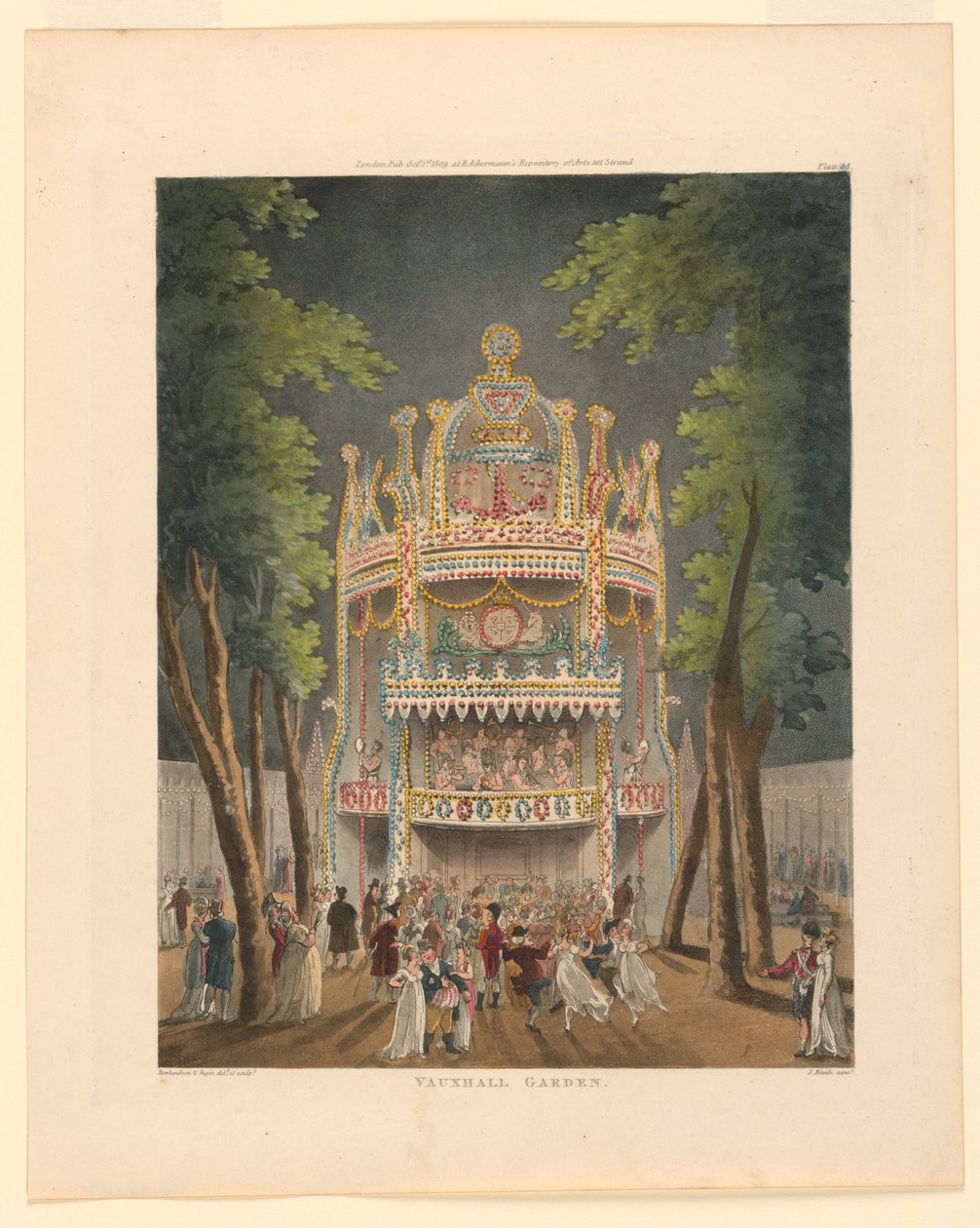 Vauxhall Garden uit Ackermann