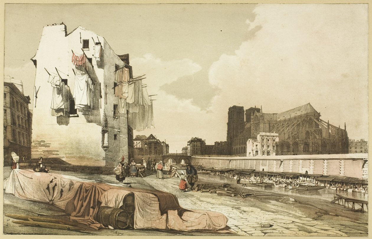 Notre Dame, Parijs door Thomas Shotter Boys