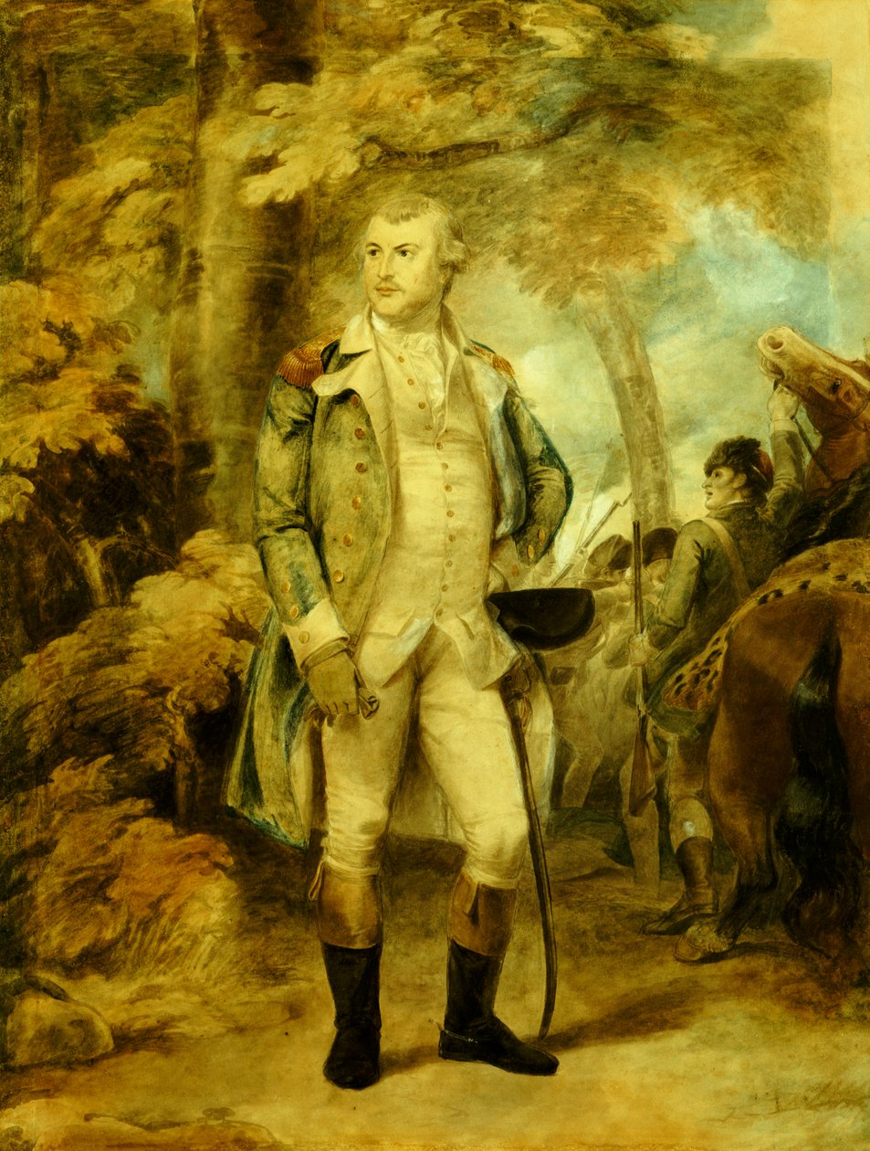 Generaal George Washington door Thomas Stothard