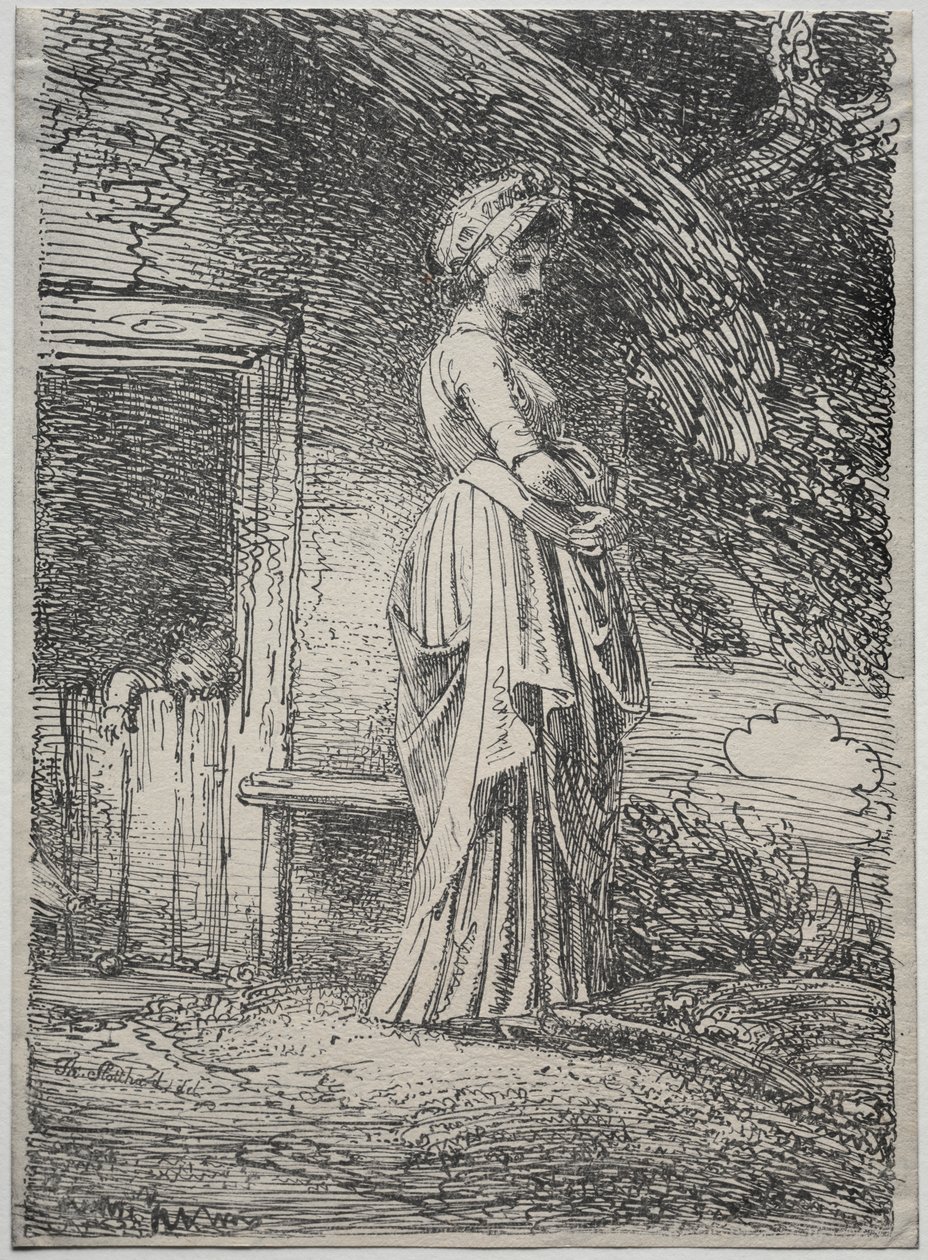 Specimens van Polyautografie: De Verloren Appel door Thomas Stothard