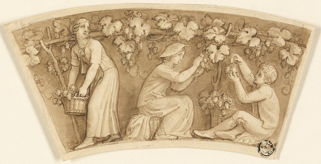 De Hopplukkers door Thomas Stothard