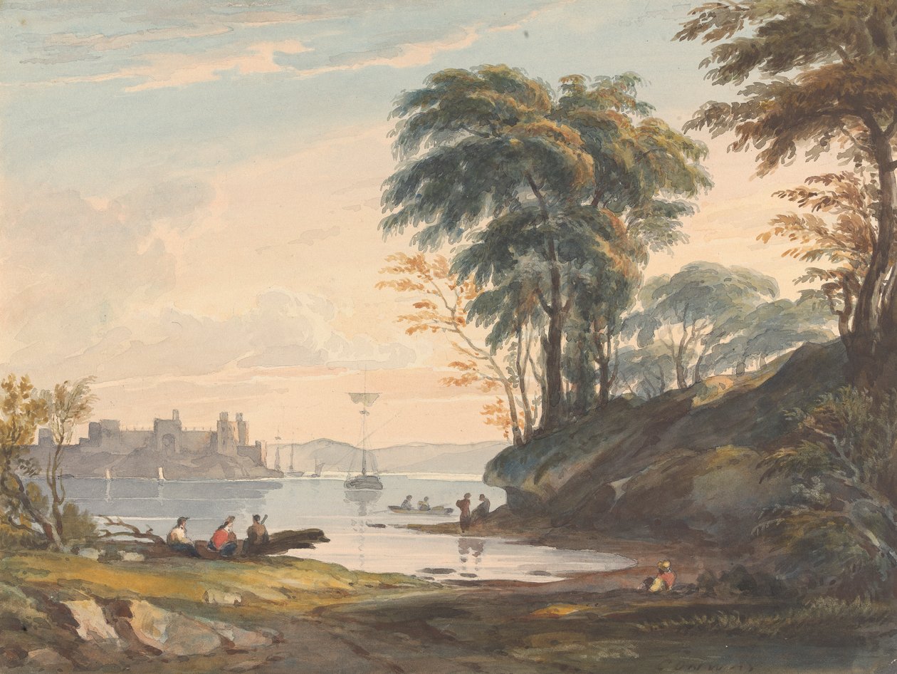 15 Aug. Conway Castle door Thomas Sully