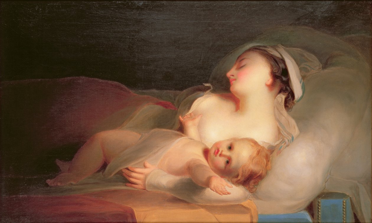 Moeder en kind door Thomas Sully