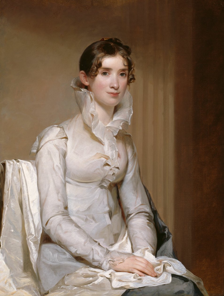 Mevrouw Klapp Anna Milnor, 1814 door Thomas Sully