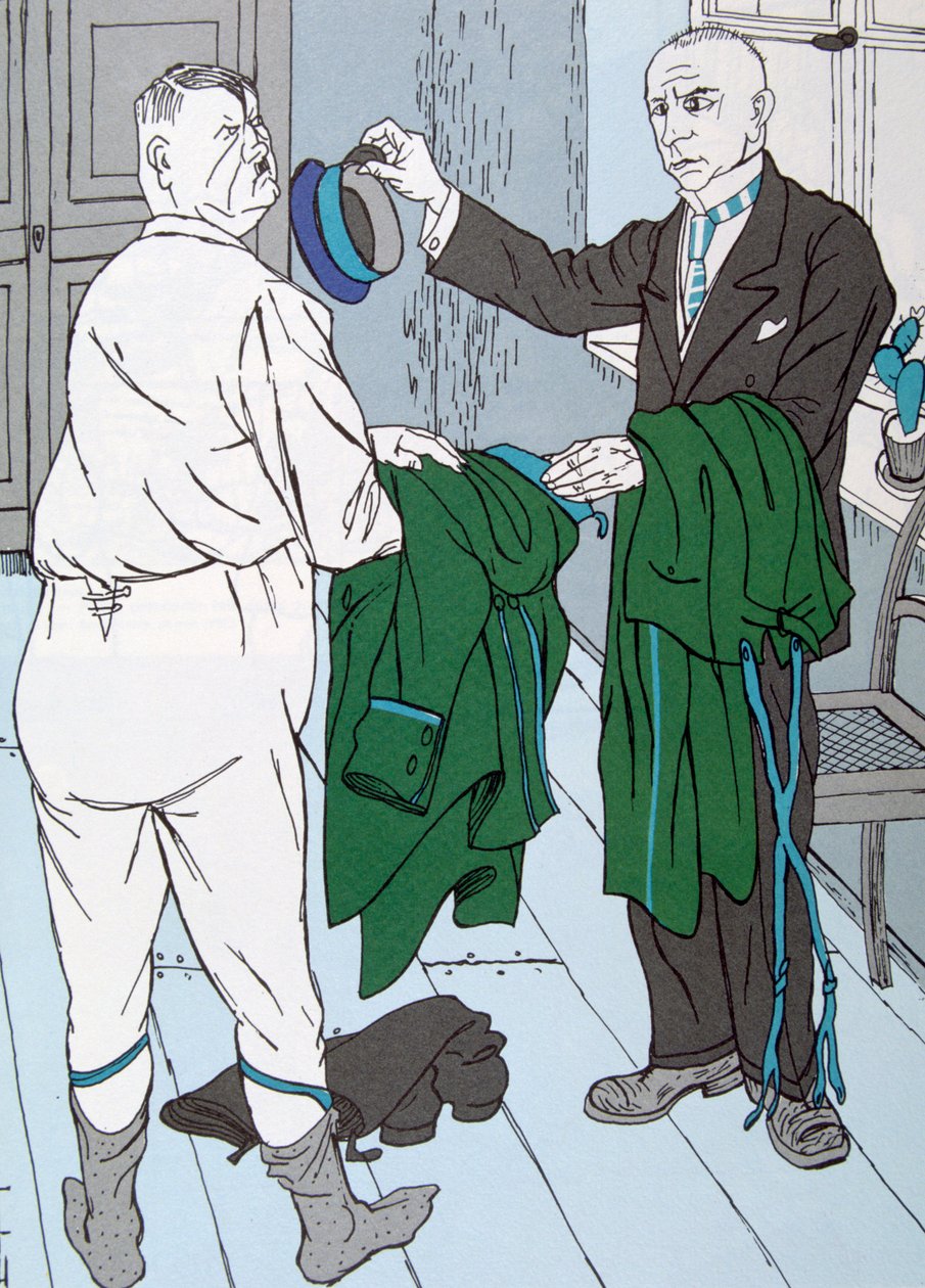 Karikatuur van Adolf Hitler door Thomas Theodor Heine