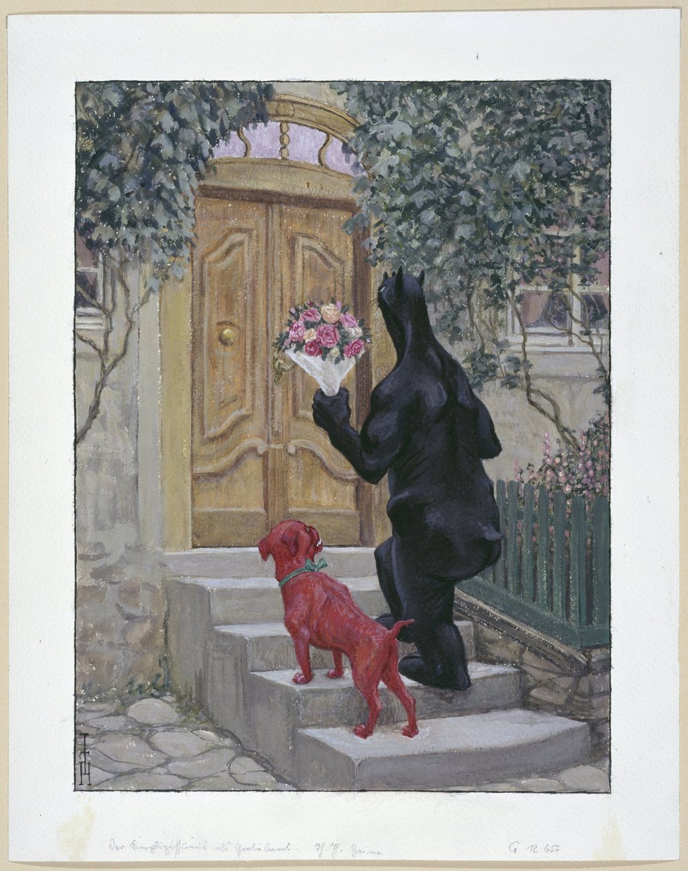 De Simplicissimus als felicitaties door Thomas Theodor Heine