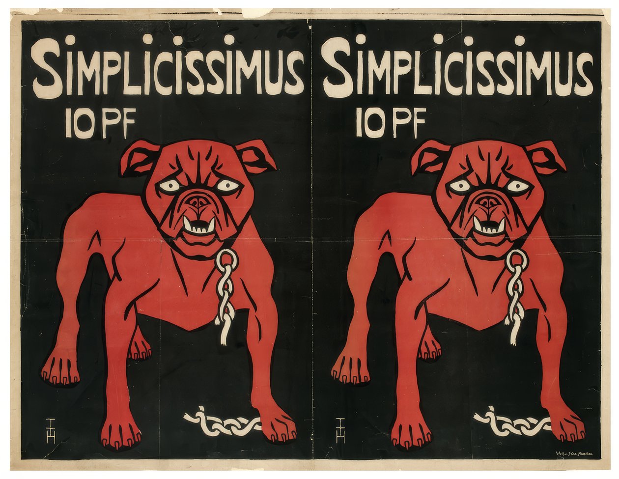SIMPLICISSIMUS 10 PF door Thomas Theodor Heine