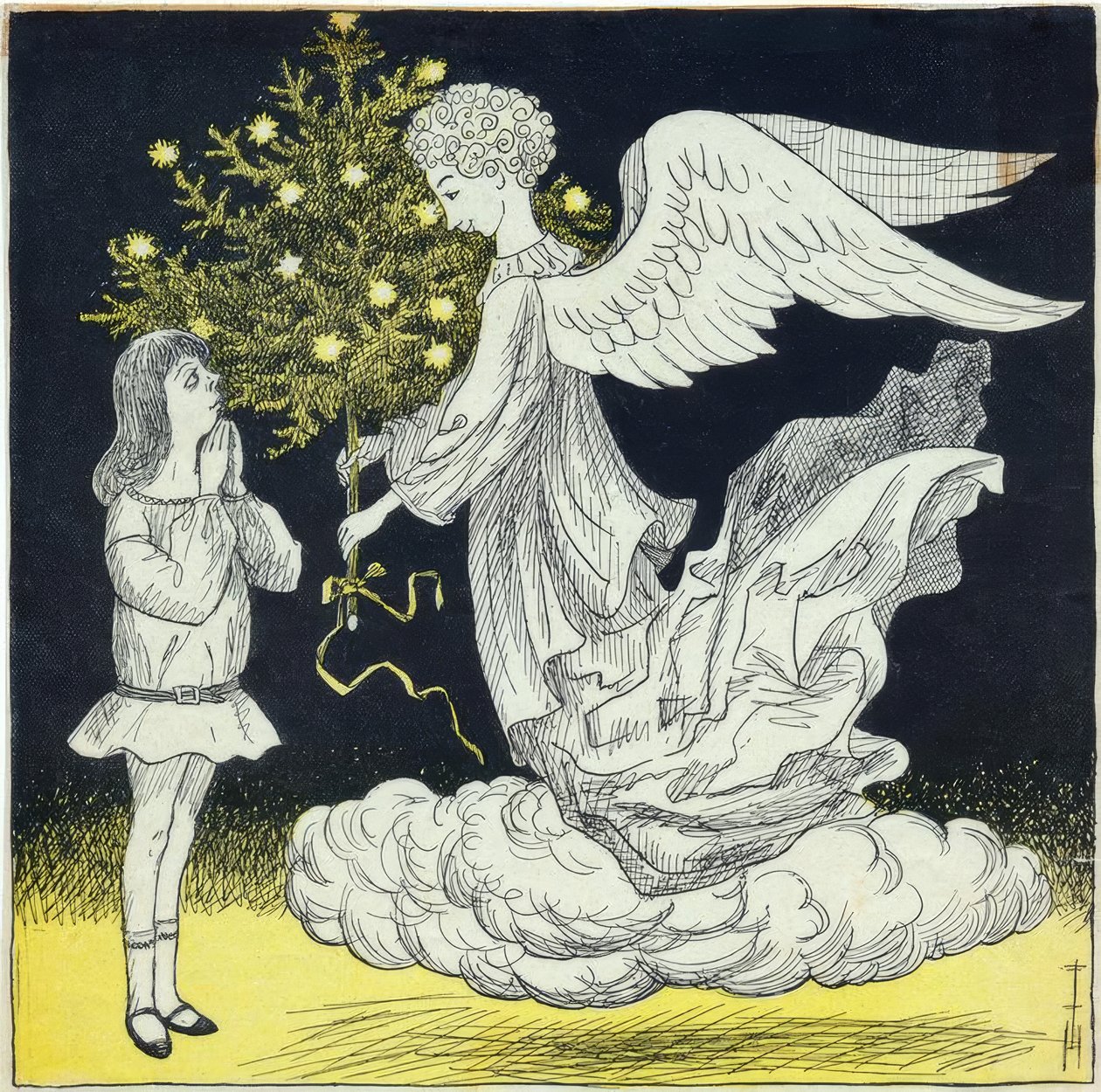 Kerstmis 1922 door Thomas Theodor Heine