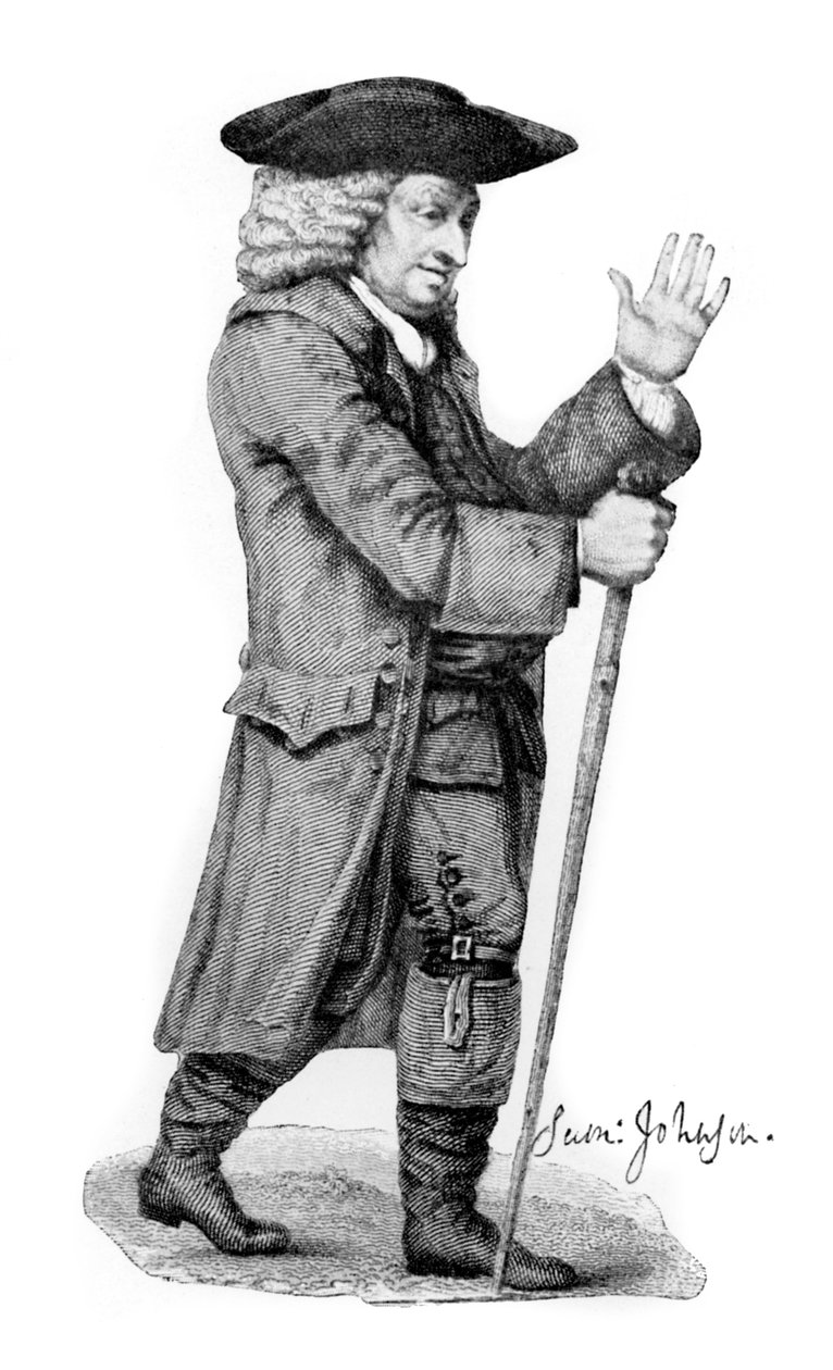 Dr. Johnson, Engelse literaire figuur, 1912 door Thomas Trotter