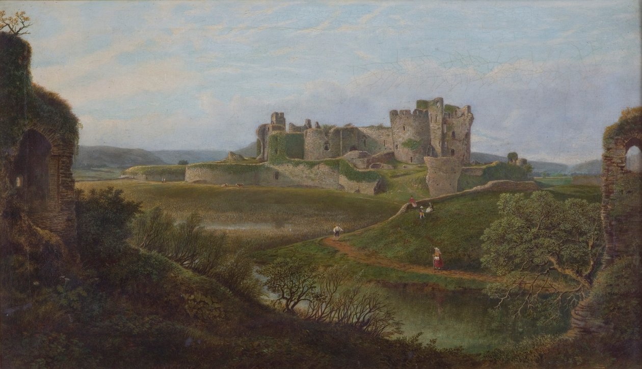 Caerphilly Castle, 1834-1889 door Thomas Waters