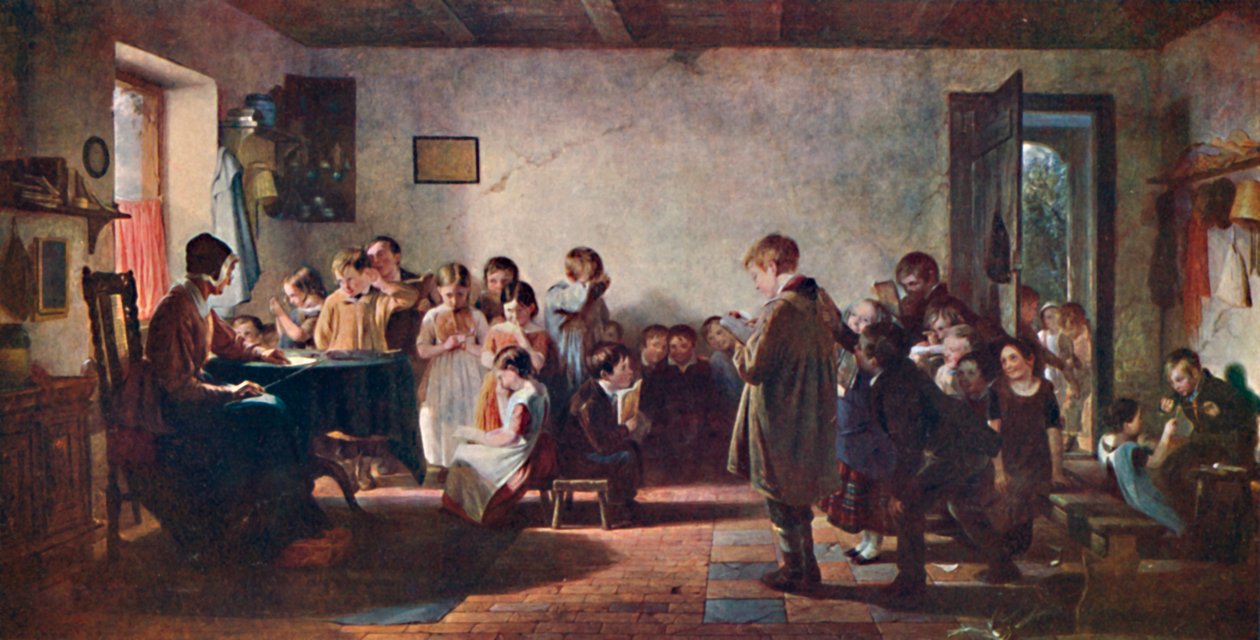 Een dames school, 1845, 1904 door Thomas Webster