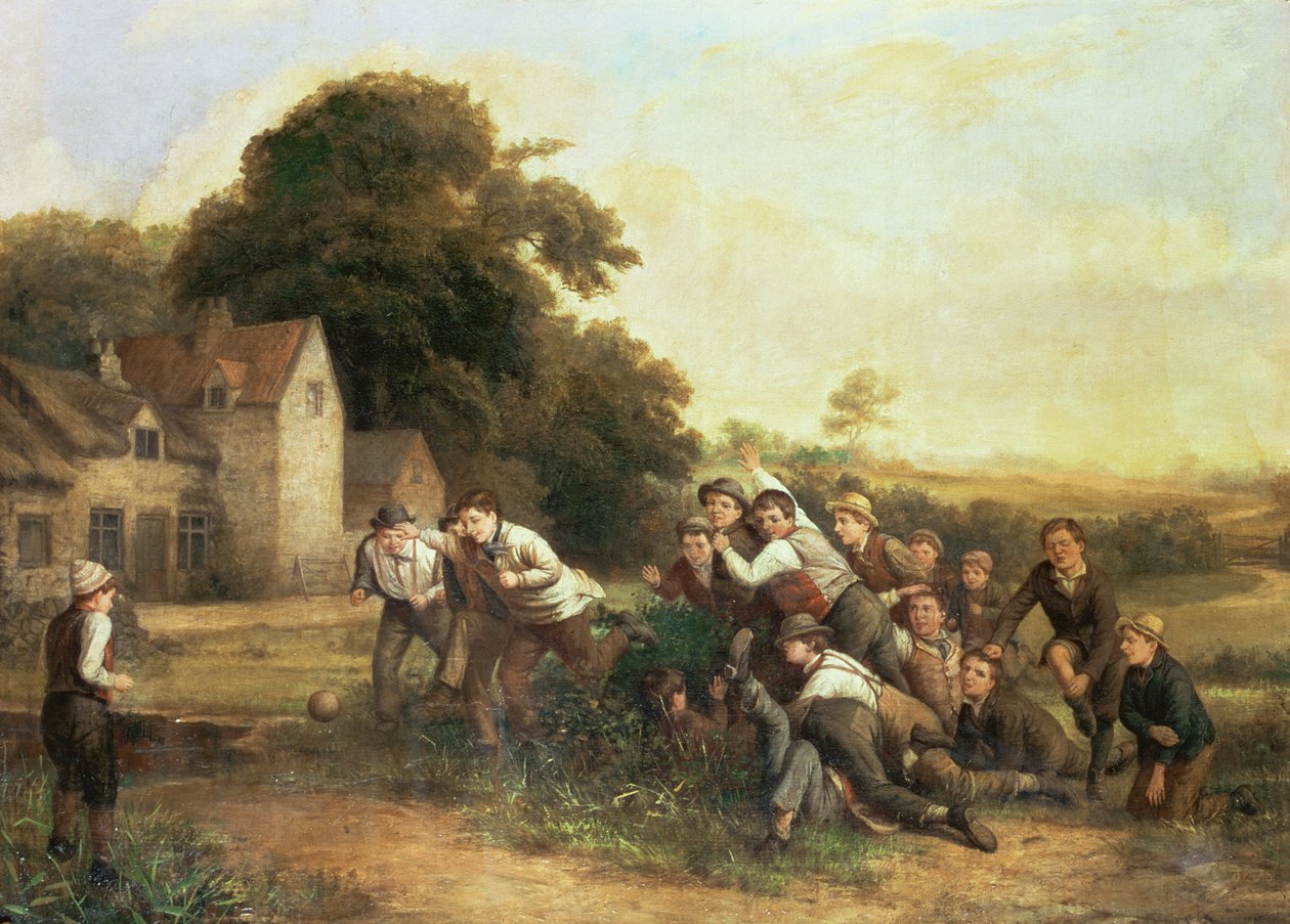 Het Voetbalspel door Thomas Webster