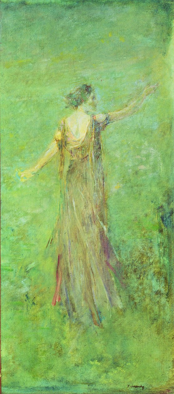 Juni door Thomas Wilmer Dewing